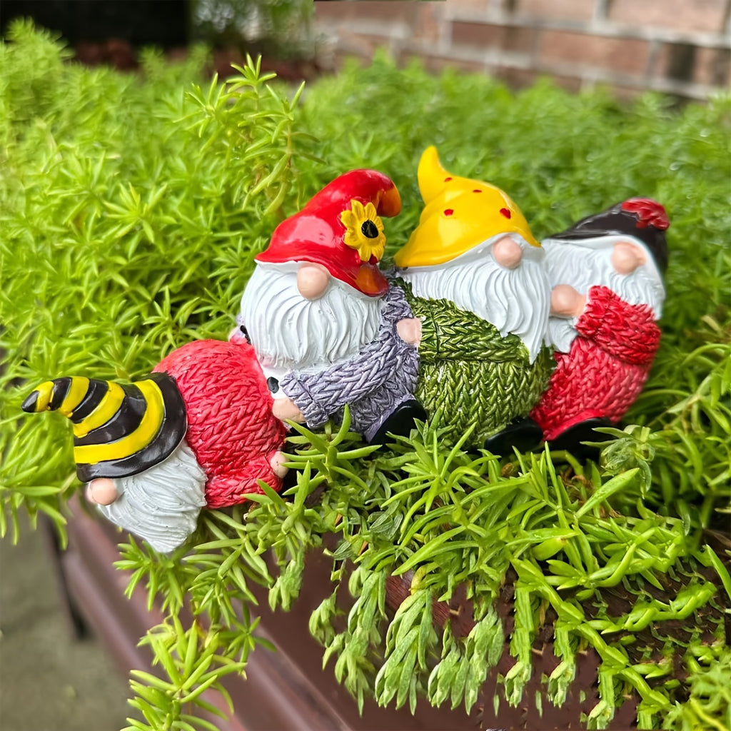 1pc Christmas Gnome Resin Ornament Desktop Decoration