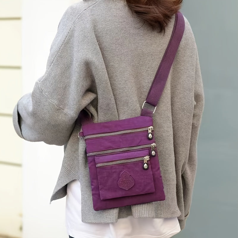 [Women's Small Bag] Women's Casual Lightweight Travel Small Bag - Close-Fitting Coin Purse - Nylon Cloth Small Bag