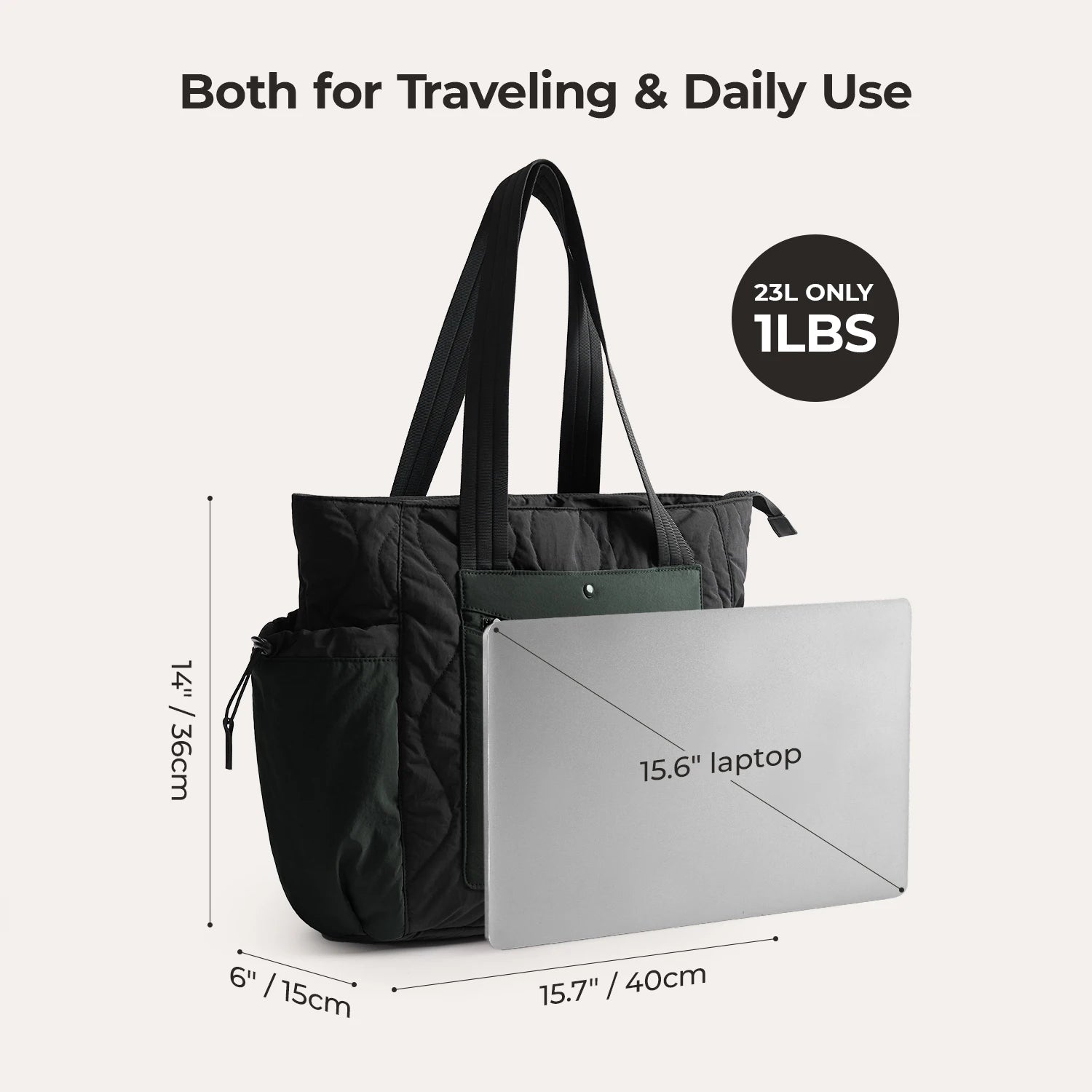 BAGSMART Women's bags Waterproof Tote Bag Lightweight Handbag Perfect for Gym Work Travel Large Shoulder Bag Crossbody Bags