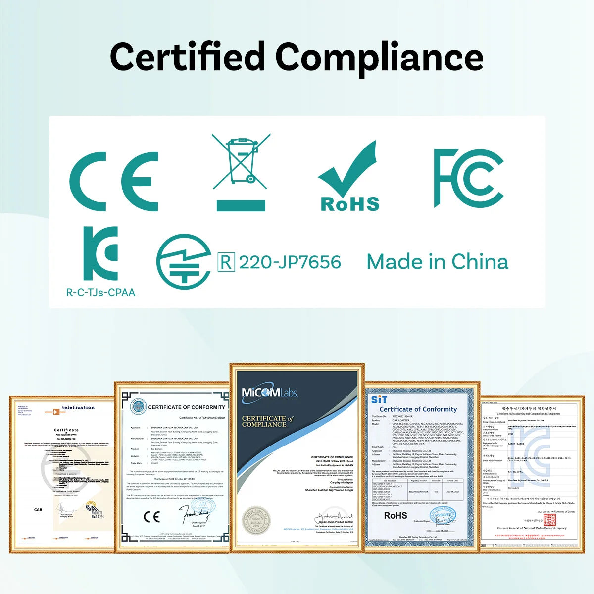 2025 Ottocast Mini SLIM Wireless CarPlay Android Auto Adapter for iPhone Android Phone Smallest 2 IN 1 USB Dongle Fast Connect