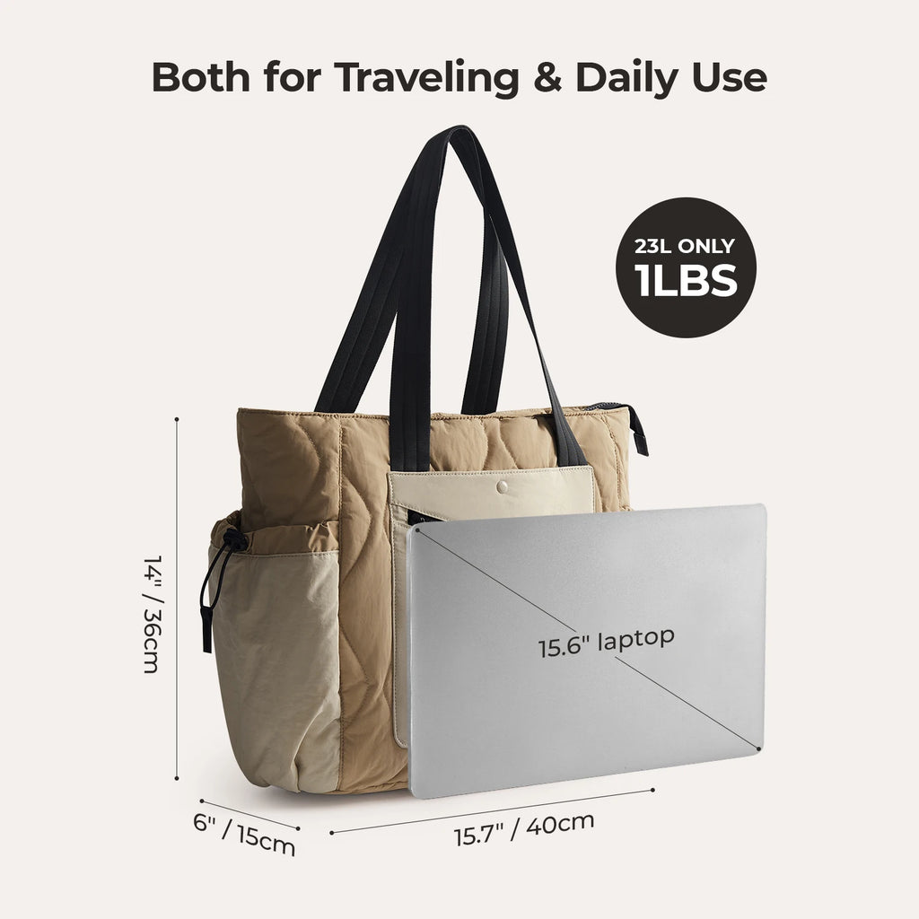 BAGSMART Women's bags Waterproof Tote Bag Lightweight Handbag Perfect for Gym Work Travel Large Shoulder Bag Crossbody Bags